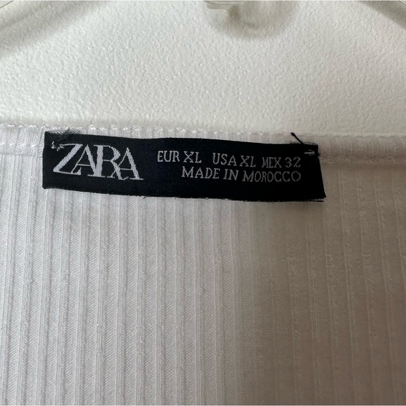 White Zara Women Top - Picture 4 of 7